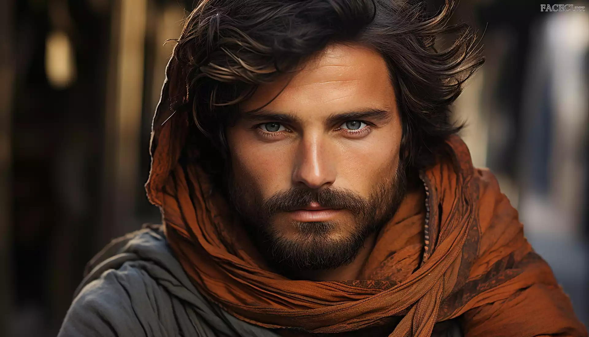 Chusta, Mężczyzna, Zarost