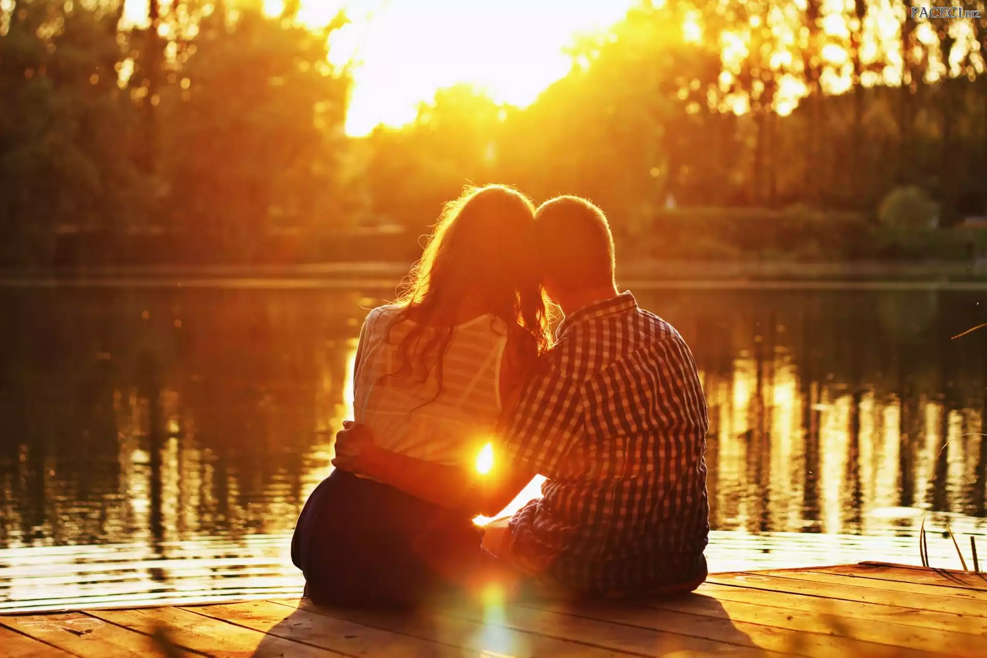 Jezioro, Zakochana, Para